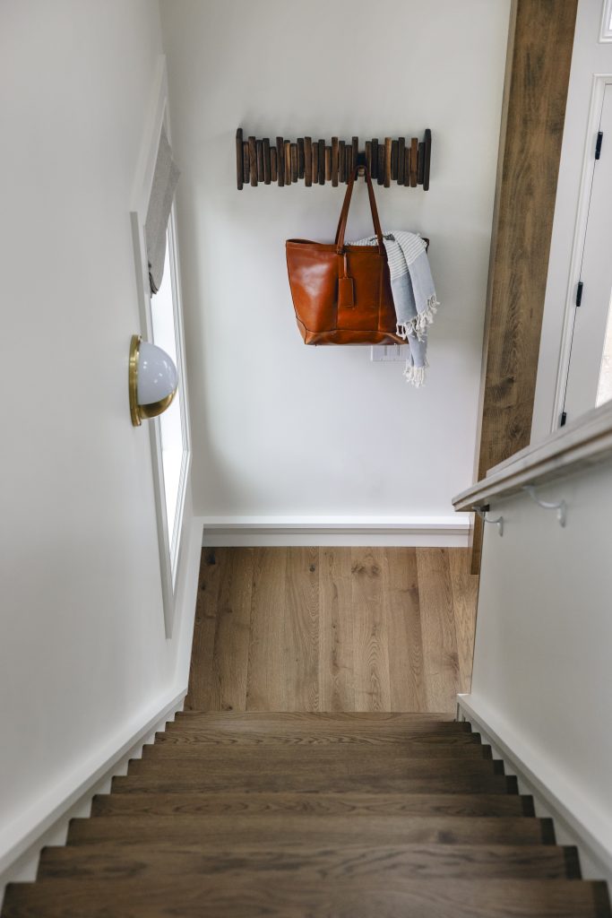 Coastal Cottage Custom Build in Rhode Island w/ New England style - stairway